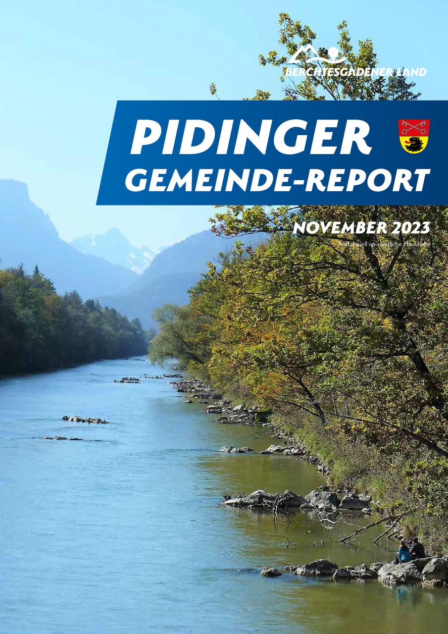 Titelseite Pidinger Gemeinde-Report November 2023 Titelseite Pidinger Gemeinde-Report November 2023