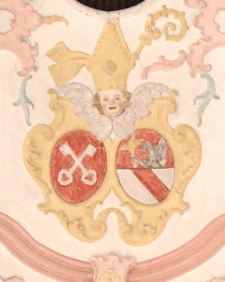 Wappen Kloster Höglwörth in der Pidinger Pfarrkirche